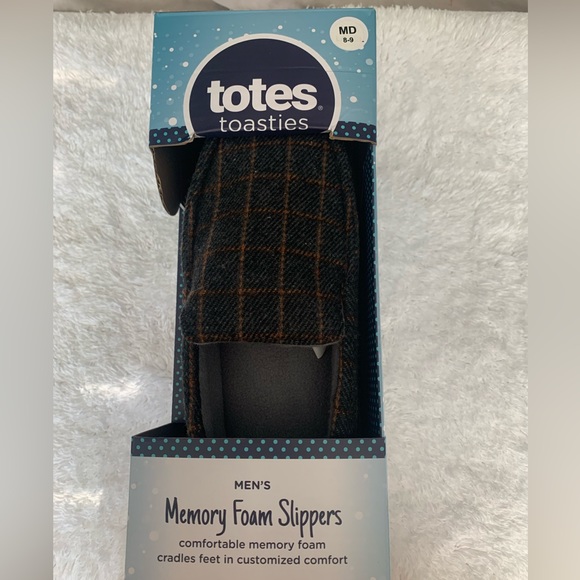 Totes men slippers with two free old spice stick deodorants - Picture 5 of 9